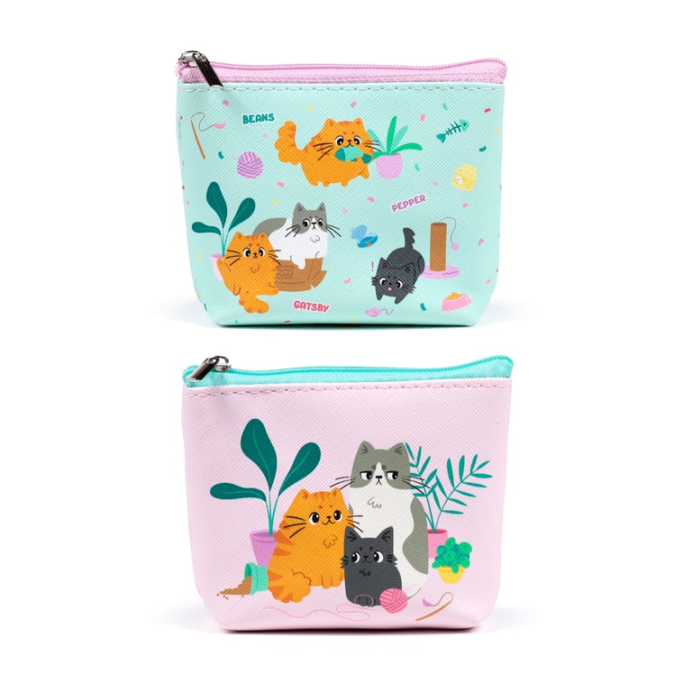 PVC Purse - Metal Accent from Bean Co Cats Fashion Collection