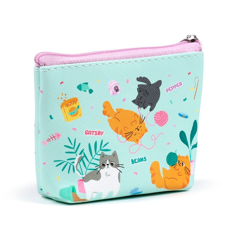 PVC Purse - Metal Accent from Bean Co Cats Fashion Collection