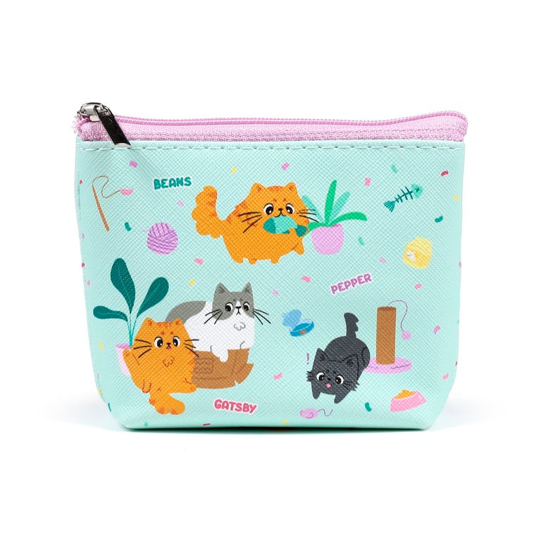 PVC Purse - Metal Accent from Bean Co Cats Fashion Collection