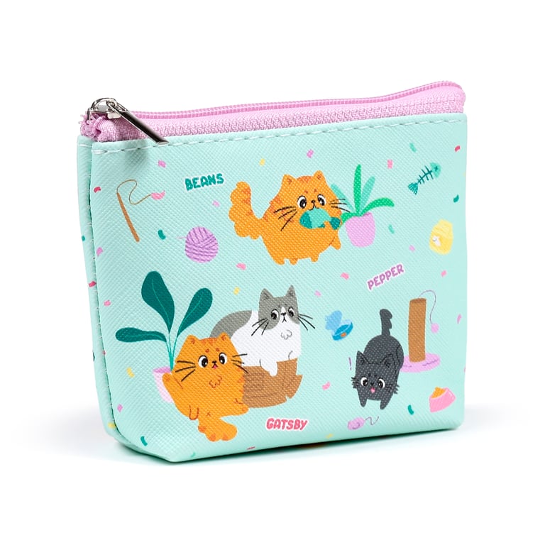 PVC Purse - Metal Accent from Bean Co Cats Fashion Collection