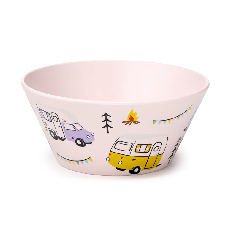 Recycled RPET Set of 4 Eco Friendly Picnic Bowls - Dishwasher & Microwave Safe
