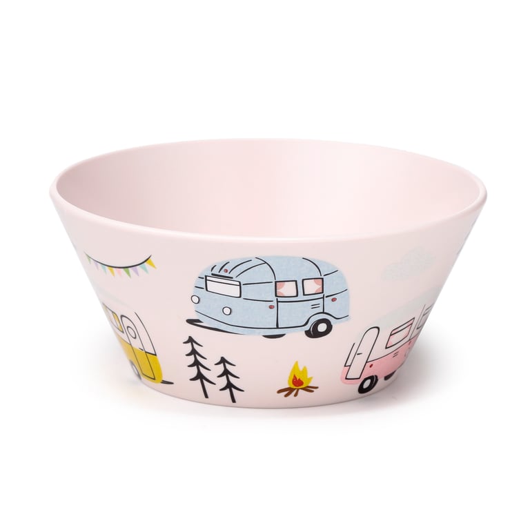 Recycled RPET Set of 4 Eco Friendly Picnic Bowls - Dishwasher & Microwave Safe