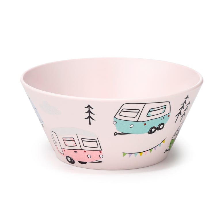 Recycled RPET Set of 4 Eco Friendly Picnic Bowls - Dishwasher & Microwave Safe