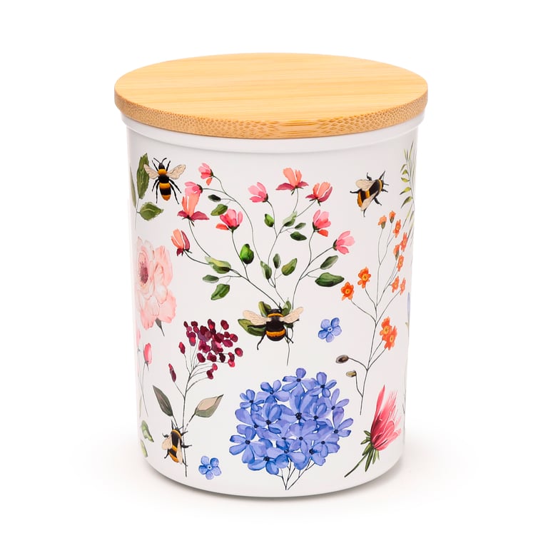 Recycled RPET Storage Jars Set of 2 - Eco-Friendly & Dishwasher Safe
