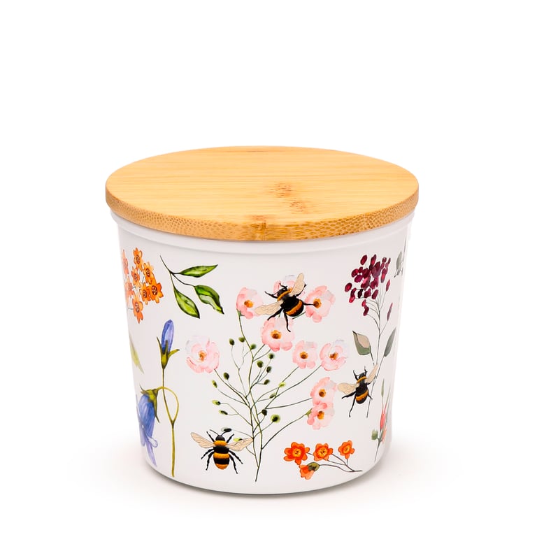 Recycled RPET Storage Jars Set of 2 - Eco-Friendly & Dishwasher Safe