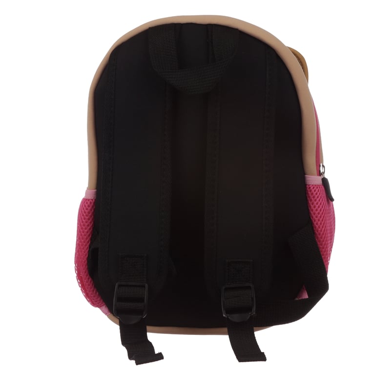Neoprene Kids School Backpack - Shiba Inu Dog Design, Adjustable Straps & Main Compartment Zip Up