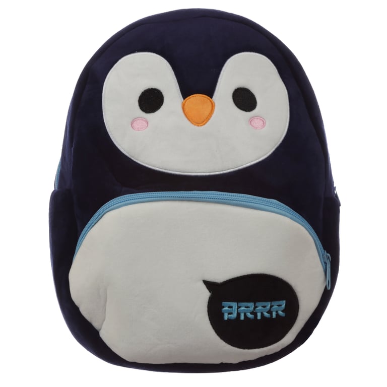 Adoramals Penguin Adjustable Zip-Up Kids School Rucksack Backpack
