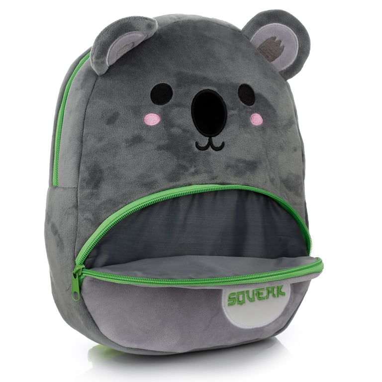 Adoramals Koala Adjustable Shoulder Straps Zip-Up Backpack