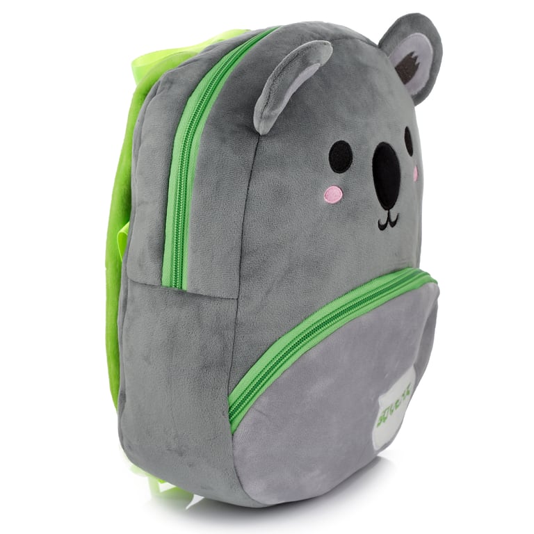 Adoramals Koala Adjustable Shoulder Straps Zip-Up Backpack