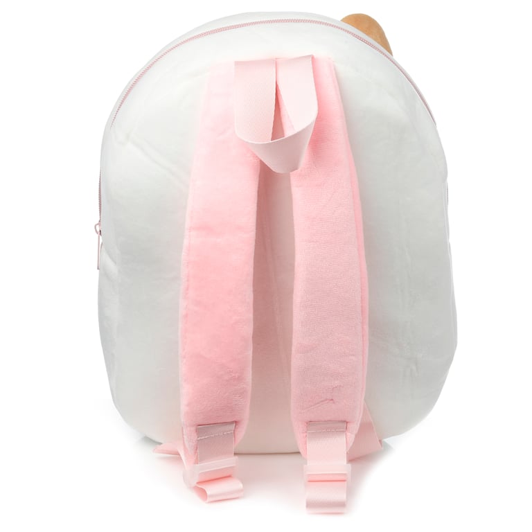 Adoramals Lola Cat Plush Rucksack Backpack - Adjustable Shoulder Straps & Zip Up Compartment