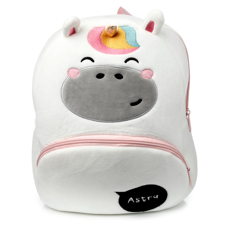 Astra the Unicorn Kids School Rucksack Backpack - Adjustable Shoulder Straps & Zip Up Main Compartment