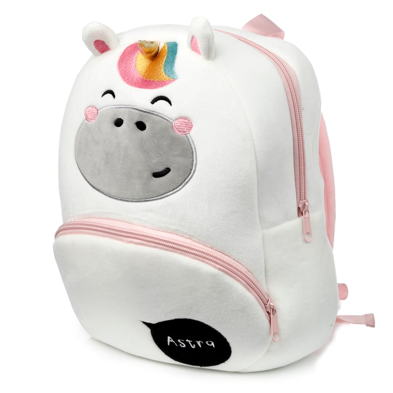 Astra the Unicorn Kids School Rucksack Backpack - Adjustable Shoulder Straps & Zip Up Main Compartment