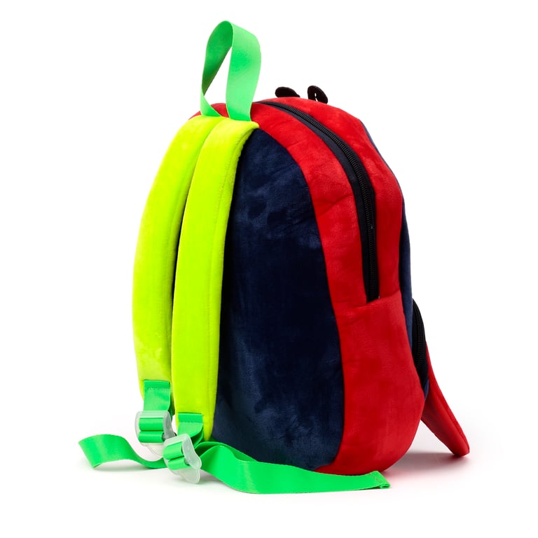 Adorabugs Tilly the Ladybird Kids School Rucksack Backpack - Adjustable Zip Up Compartment & Front Pocket
