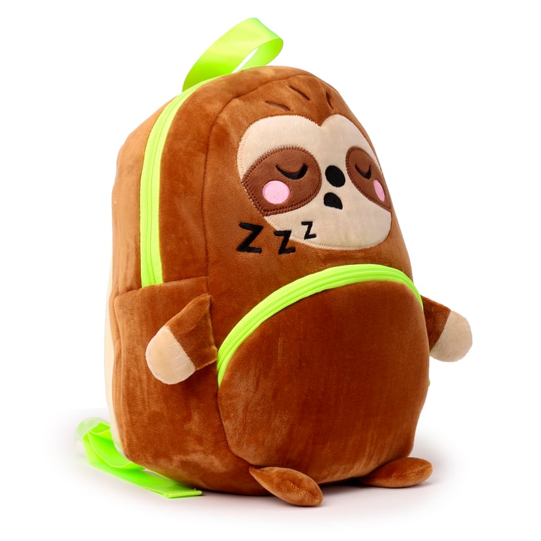 Adoramals Cody the Sloth Adjustable Kids School Rucksack Backpack
