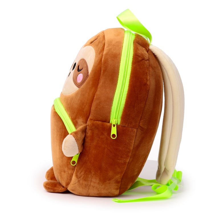 Adoramals Cody the Sloth Adjustable Kids School Rucksack Backpack