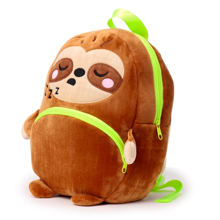 Adoramals Cody the Sloth Adjustable Kids School Rucksack Backpack