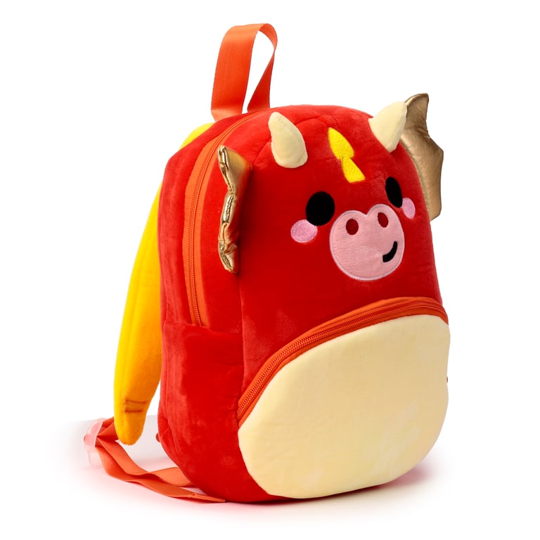 Adoramagic Roscoe the Dragon Kids School Backpack - Adjustable Rucksack with Zip Up Compartments