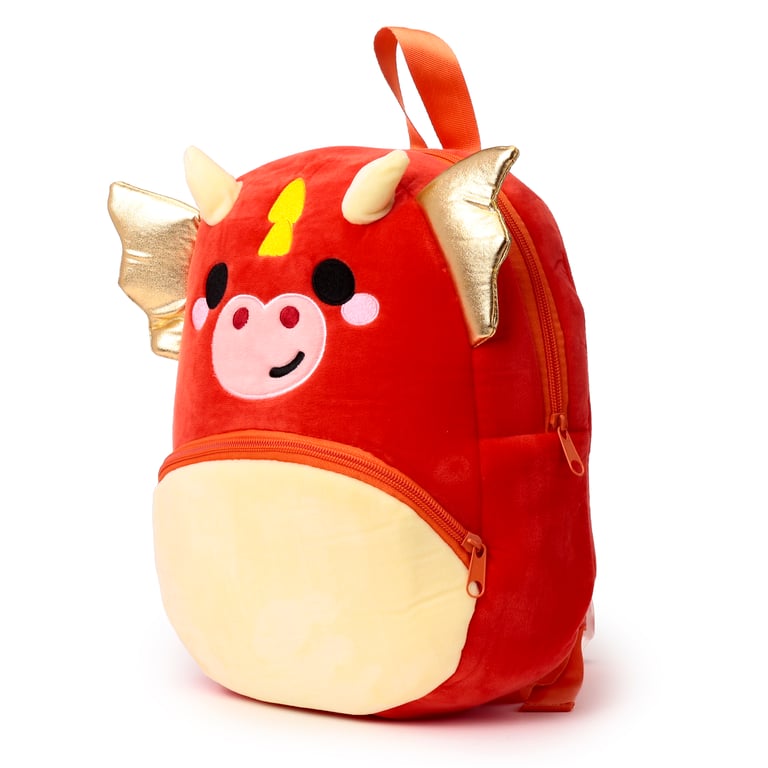 Adoramagic Roscoe the Dragon Kids School Backpack - Adjustable Rucksack with Zip Up Compartments