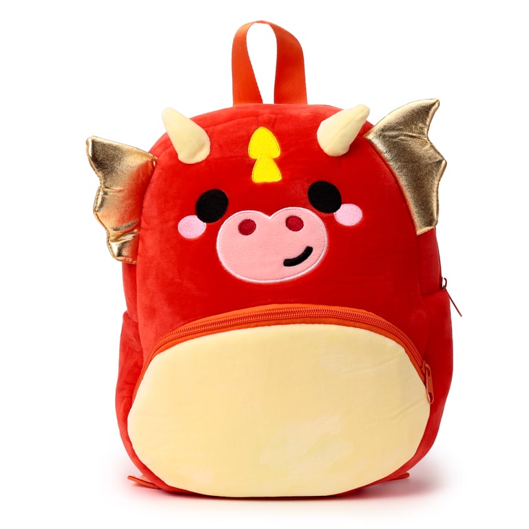 Adoramagic Roscoe the Dragon Kids School Backpack - Adjustable Rucksack with Zip Up Compartments