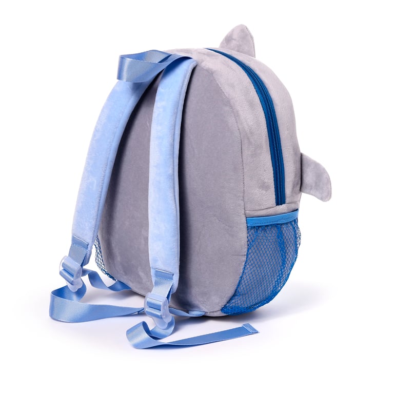 Adoramals Archie the Shark Kids School Rucksack Backpack - Adjustable Shoulder Straps & Main Compartment Zip Up