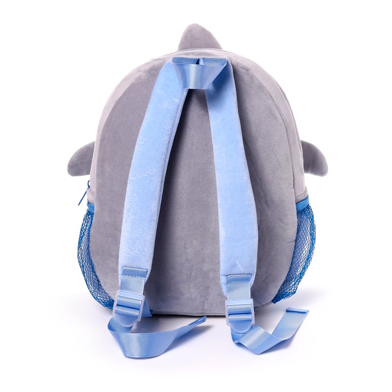 Adoramals Archie the Shark Kids School Rucksack Backpack - Adjustable Shoulder Straps & Main Compartment Zip Up