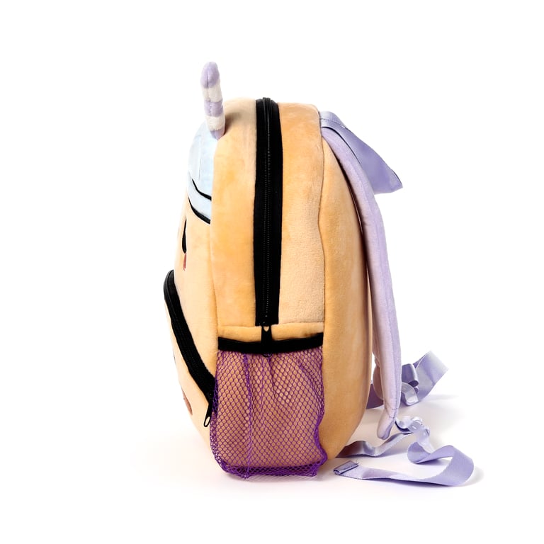 Kids School Rucksack Backpack - Adjustable Shoulder Straps & Zip-Up Main Compartment by Foodiemals Boba the Bubble Tea