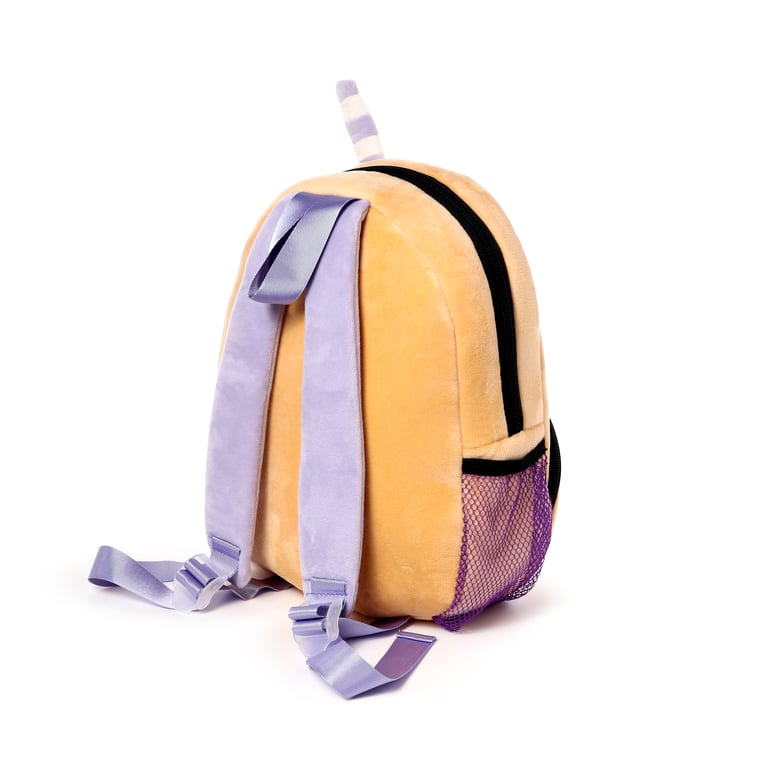 Kids School Rucksack Backpack - Adjustable Shoulder Straps & Zip-Up Main Compartment by Foodiemals Boba the Bubble Tea