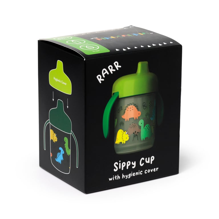 Reusable Shatterproof Dinosauria Jr Sippy Cup - BPA Free & Food Safe