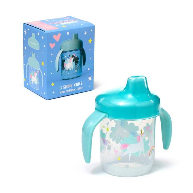 Reusable Shatterproof Unicorn Sippy Cup - BPA Free & Food Safe