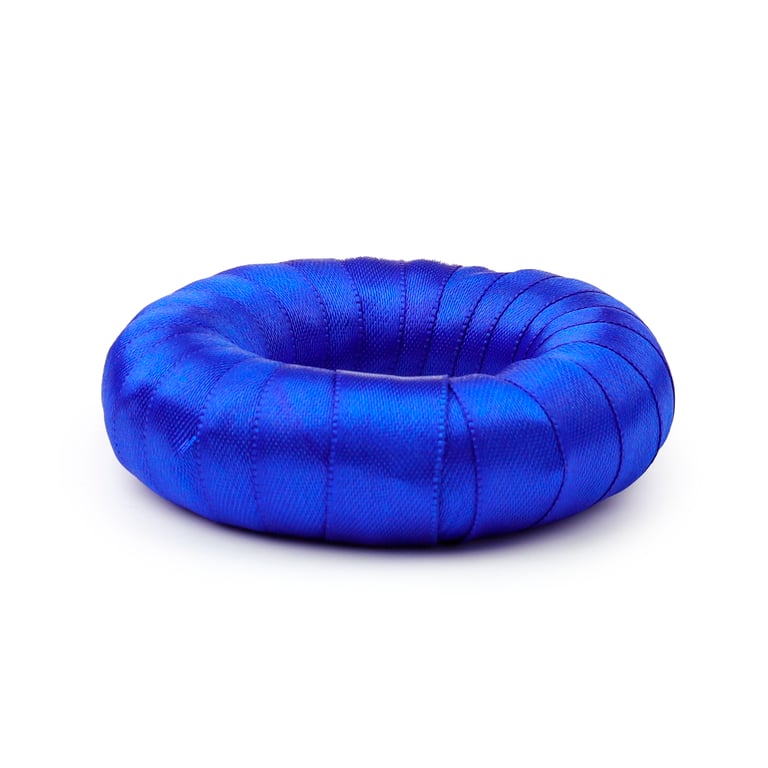Blue Indian Metal Chakra Singing Bowl - Handcrafted for Meditation