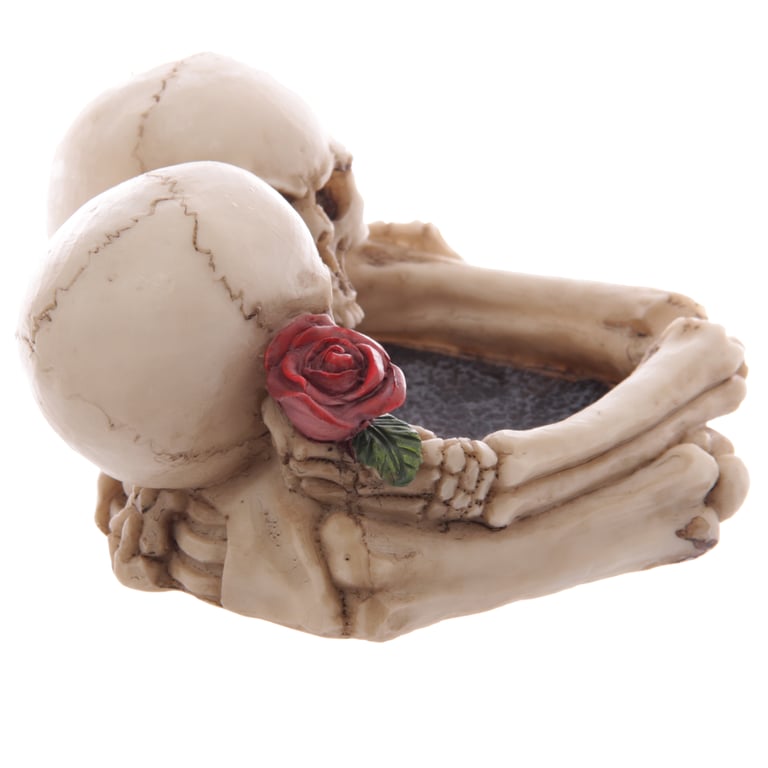 Resin Fantasy Skull Ashtray - Unique Home Decor Item