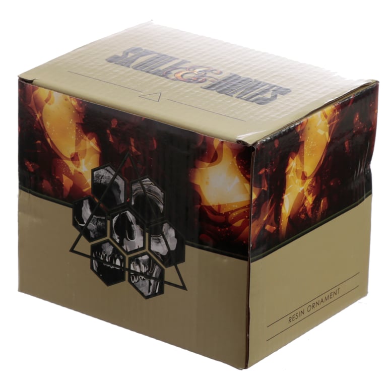 Decorative Resin Skulls and Roses Tankard - Perfect Halloween Decoration