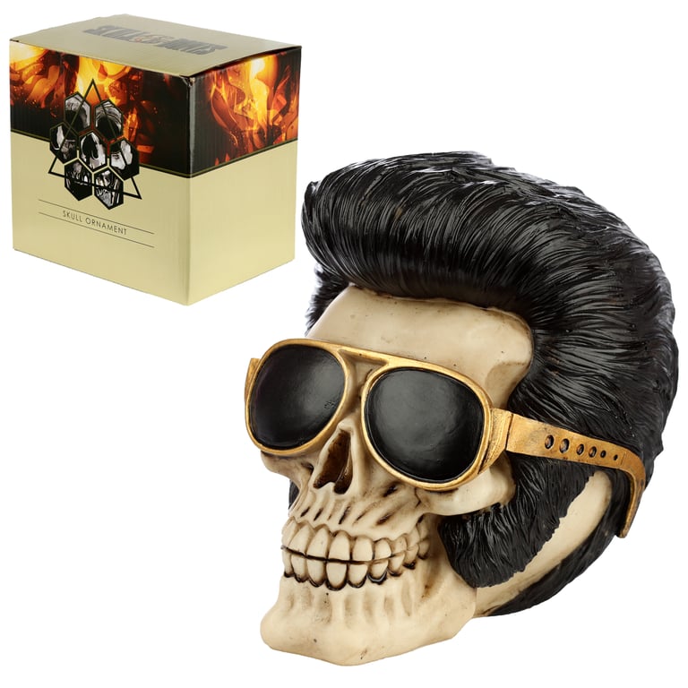 Fantasy Resin Skull Ornament - Unique Home Decor and Garden Decoration