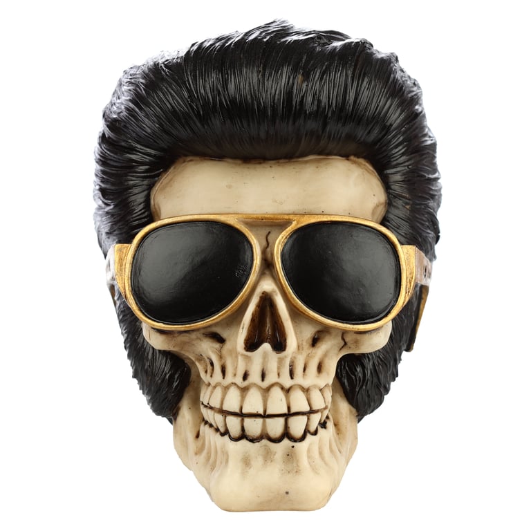 Fantasy Resin Skull Ornament - Unique Home Decor and Garden Decoration