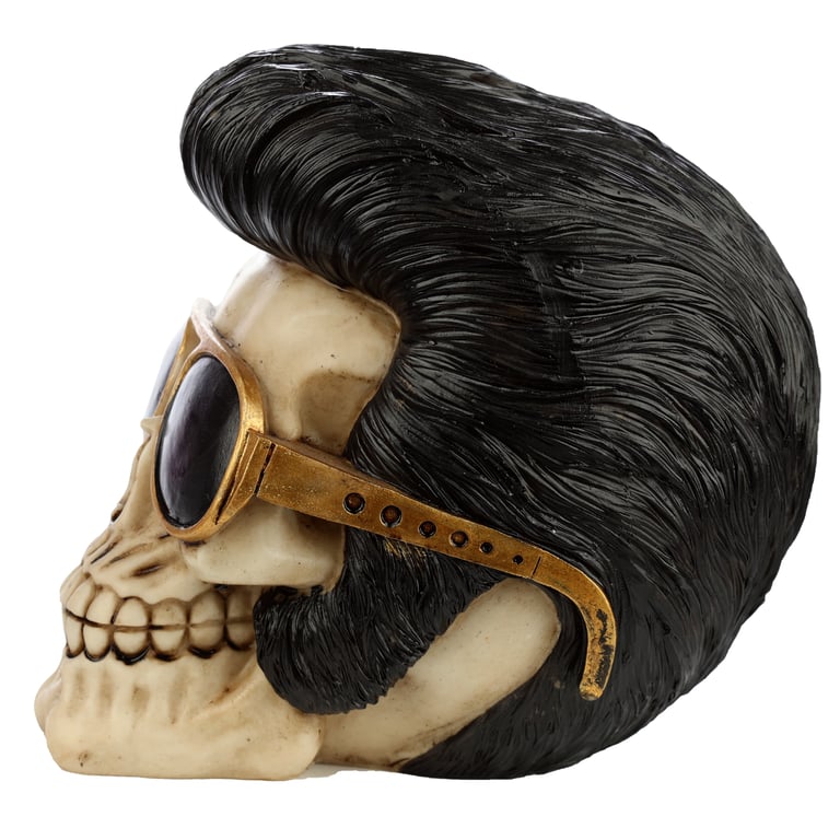 Fantasy Resin Skull Ornament - Unique Home Decor and Garden Decoration