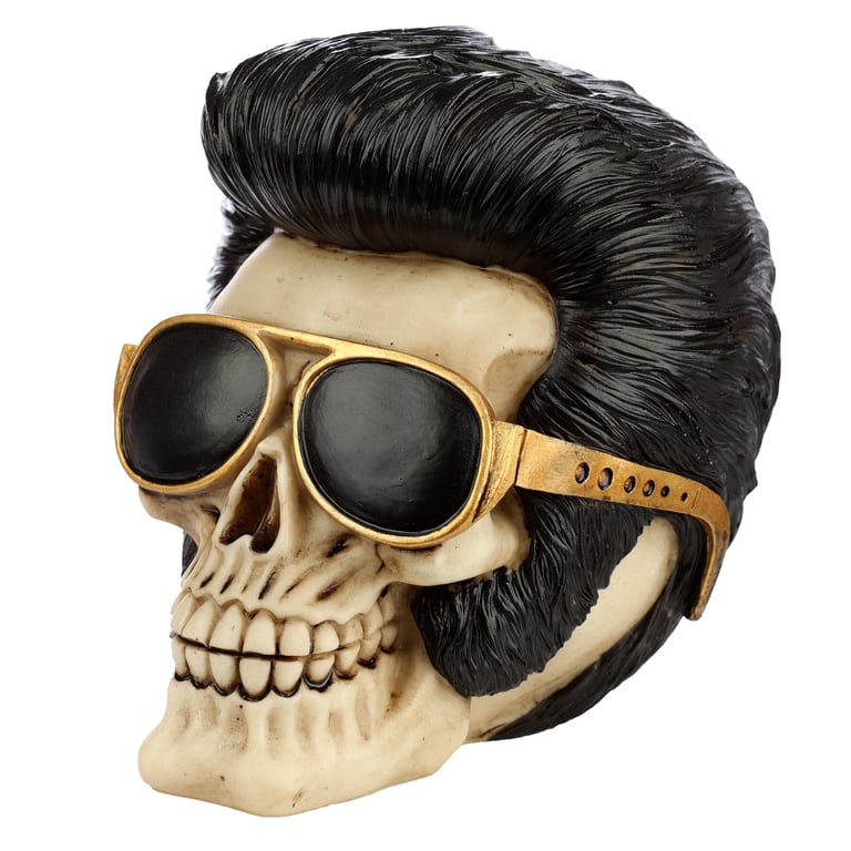 Fantasy Resin Skull Ornament - Unique Home Decor and Garden Decoration