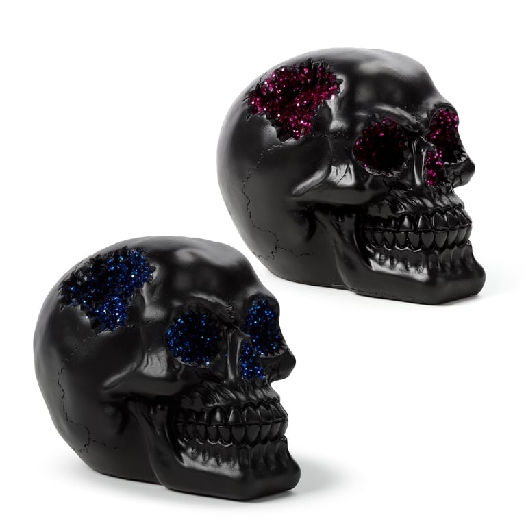 Resin Crystal Cave Skull Decoration Art Piece