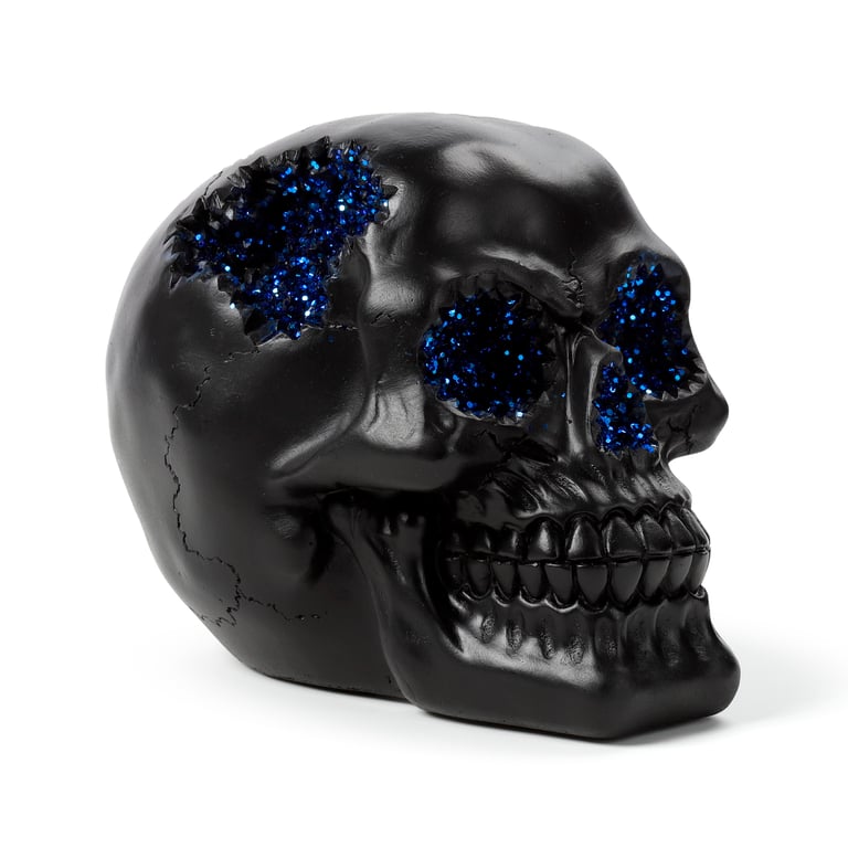 Resin Crystal Cave Skull Decoration Art Piece
