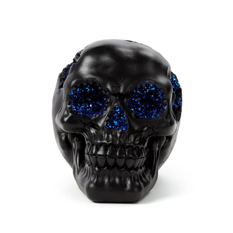 Resin Crystal Cave Skull Decoration Art Piece