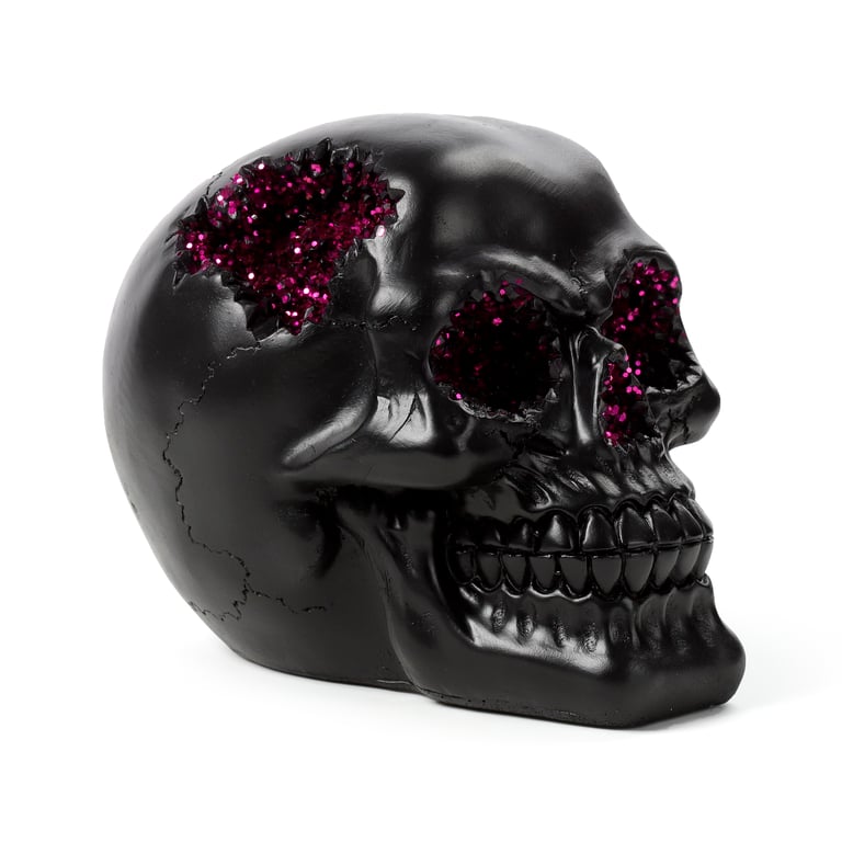 Resin Crystal Cave Skull Decoration Art Piece