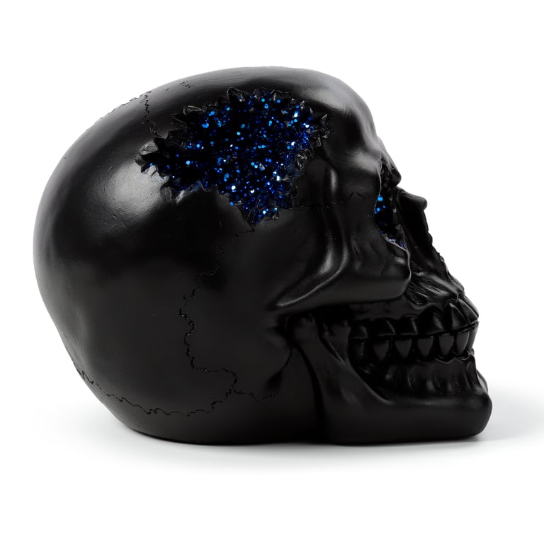 Resin Crystal Cave Skull Decoration Art Piece