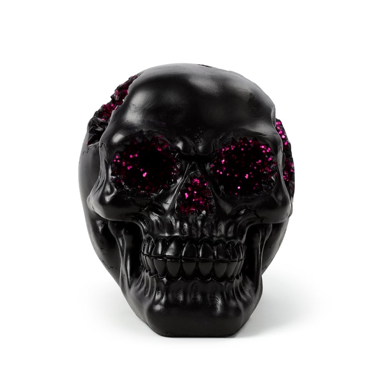 Resin Crystal Cave Skull Decoration Art Piece