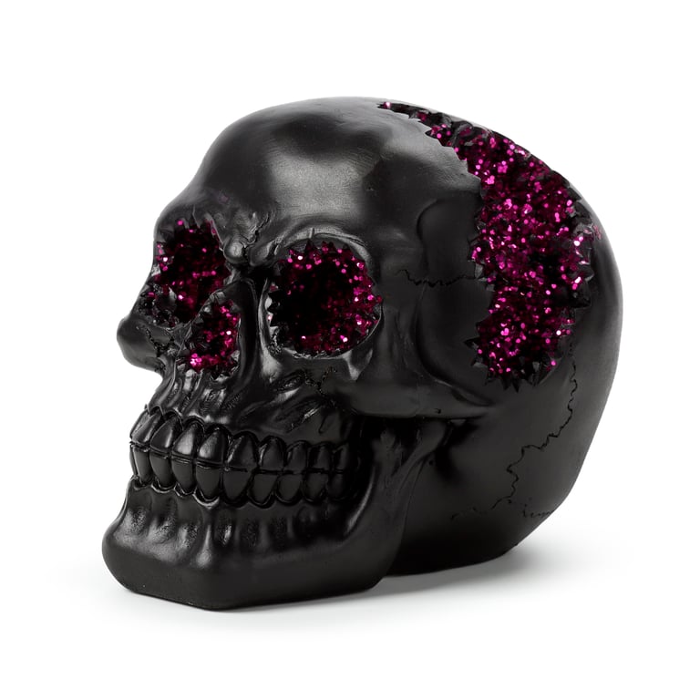 Resin Crystal Cave Skull Decoration Art Piece