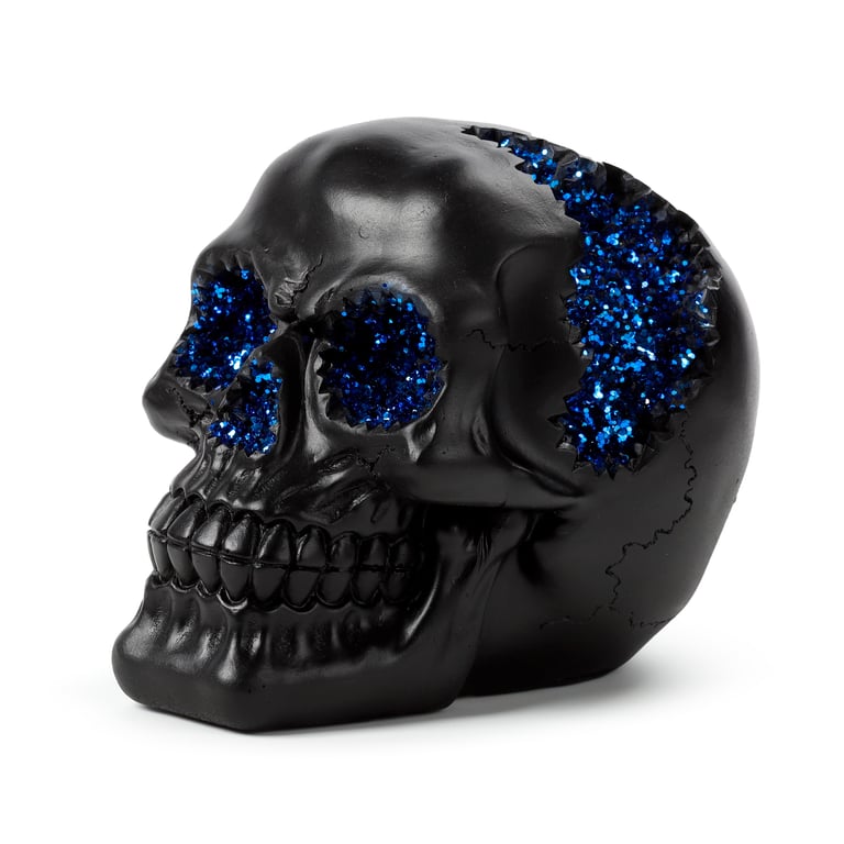 Resin Crystal Cave Skull Decoration Art Piece