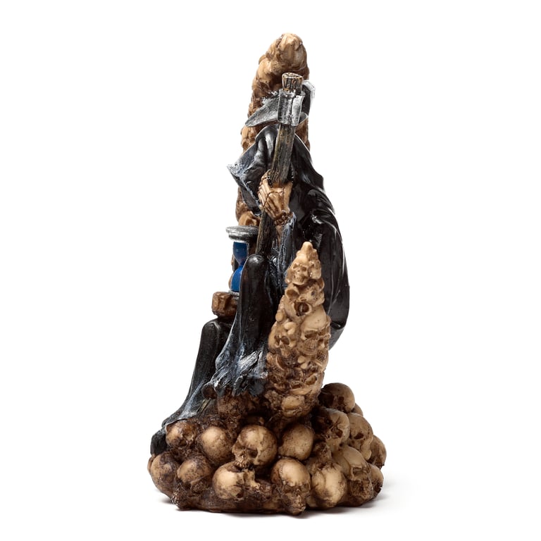 Reaper Moon of Skulls LED Ornament - Resin and Plastic Decoration with On/Off Switch