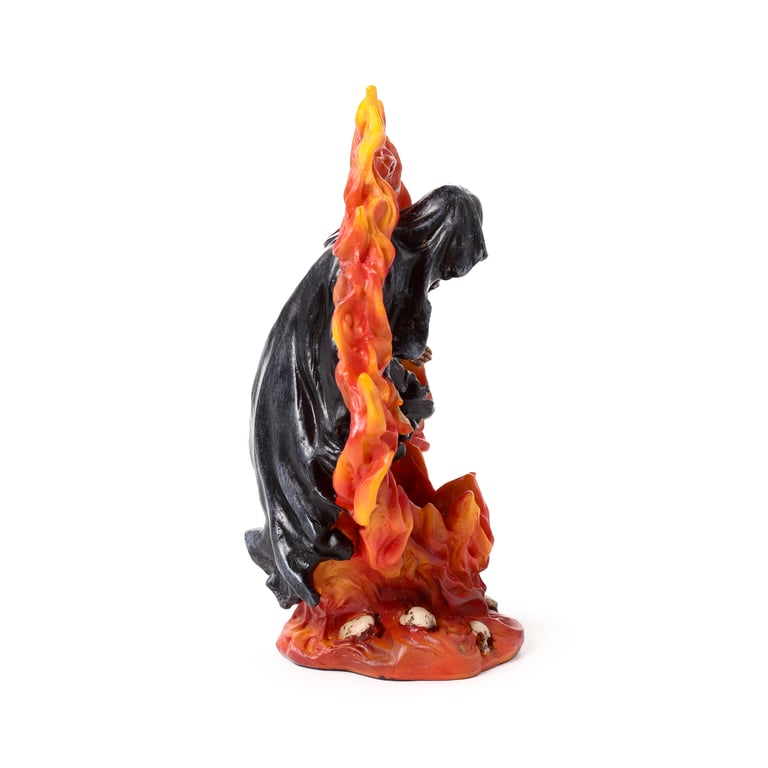 Resin Death Ring of Fire Tea Light Holder - Perfect Halloween Decoration
