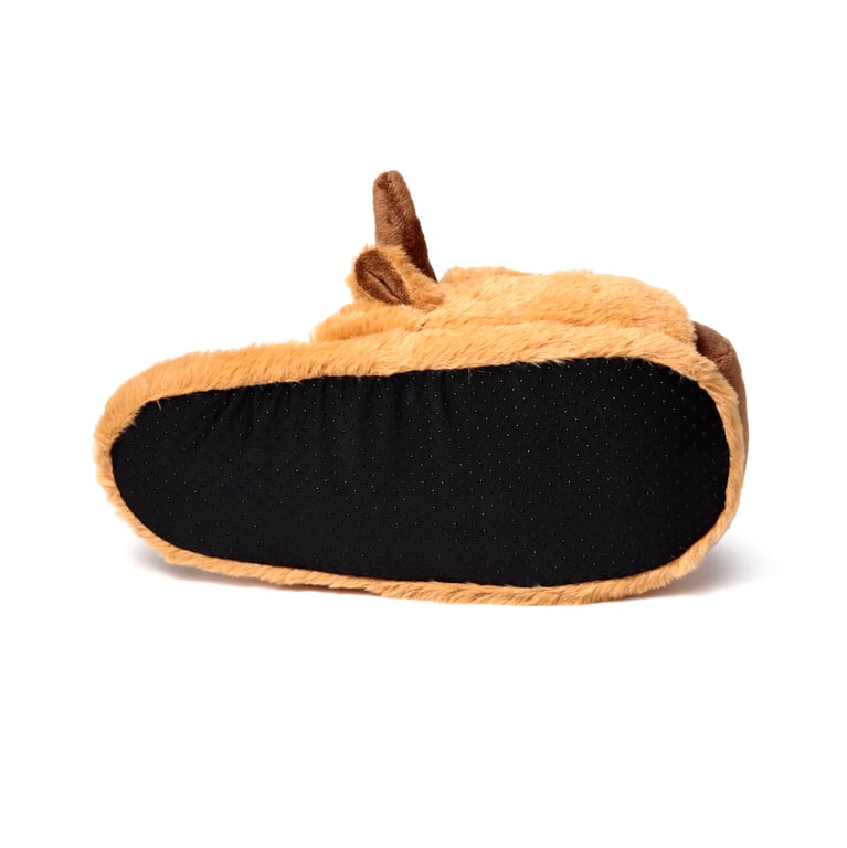 Highland Coo Plush Slippers - CE/UKCA Marked, Flame Resistant & Unisex Polyester Design