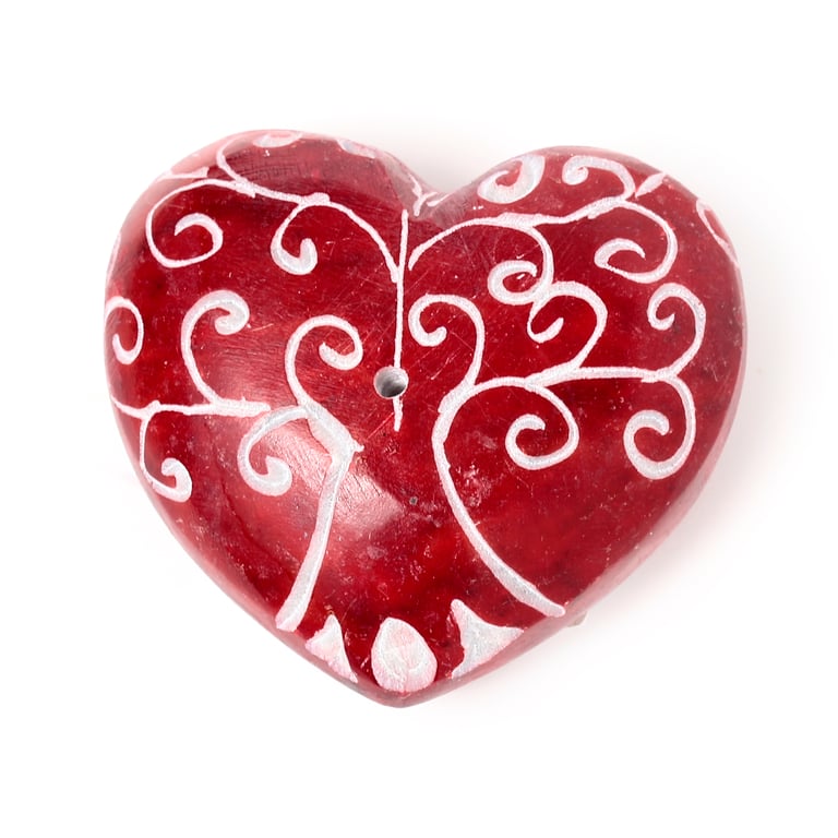 Carved Soapstone Ashcatcher Incense Burner - Chakra Tree of Life Holder