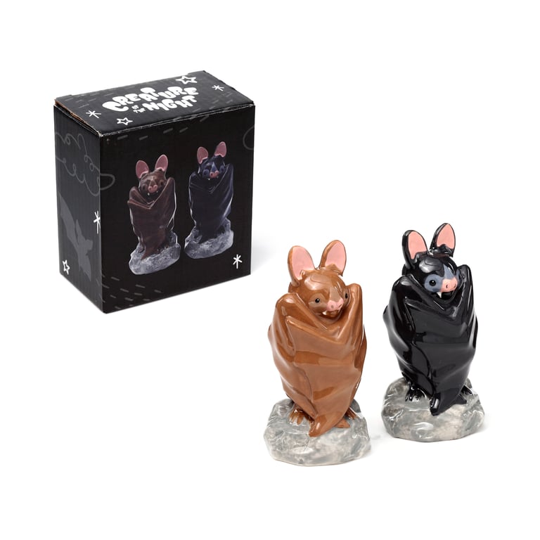 Dolomite Ceramic Salt & Pepper Set - Handmade Kitchen Essentials