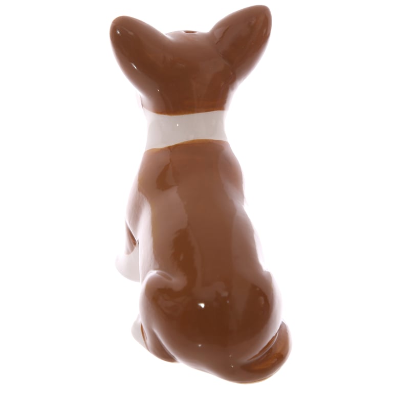 Ceramic Queen & Corgi Salt and Pepper Set - Food Safe, Handcrafted Dolomite Material